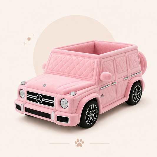 Pink AMG G63 Pet Bed